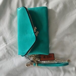 New Alba Turquoise Envelope Bag